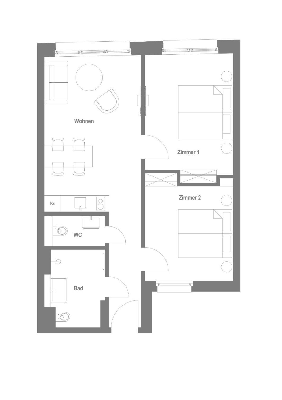 هامبورغ Arbio I Makro Apartments الغرفة الصورة